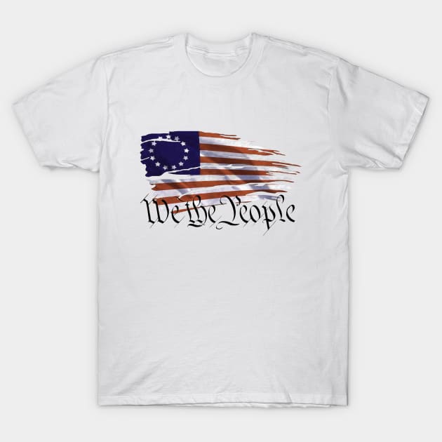 We the People T-Shirt by steven pate custom art